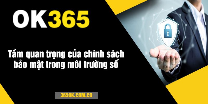 Tầm quan trọng của chính sách bảo mật trong môi trường số